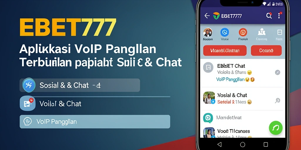 Tampilan antarmuka EBET777 saat melakukan panggilan VoIP.