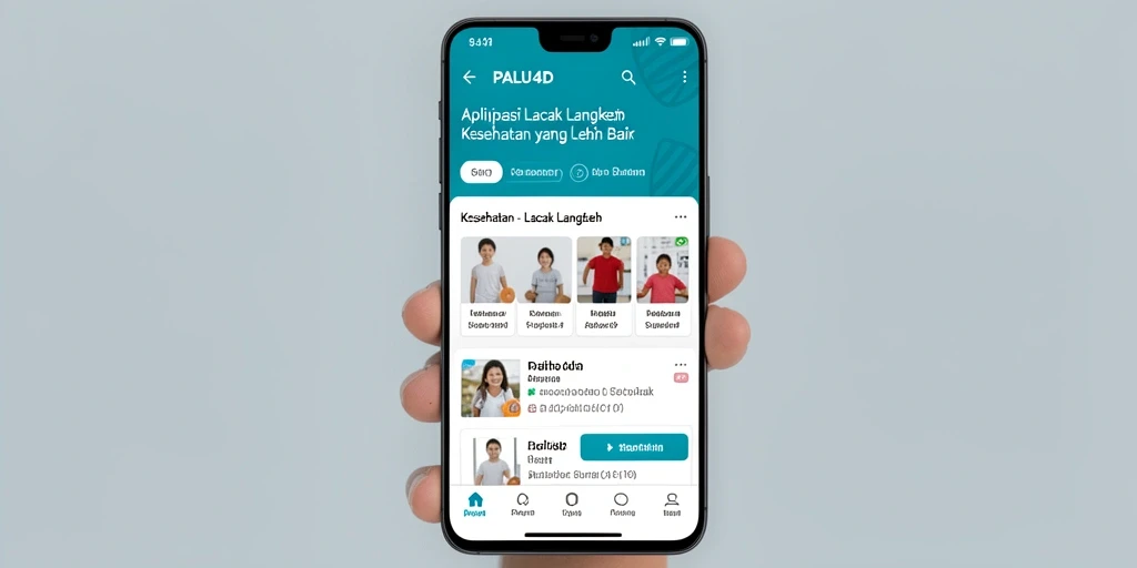 Antarmuka PALU4D menampilkan fungsionalitas Lacak Langkah yang menarik.