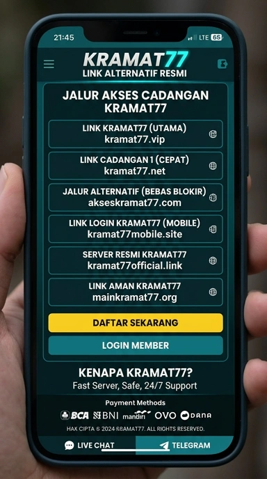 Tampilan link alternatif kramat77